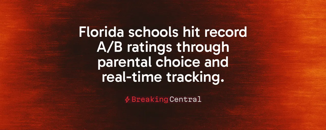 Florida schools hit record A/B ratings through parental choice and real-time tracking.