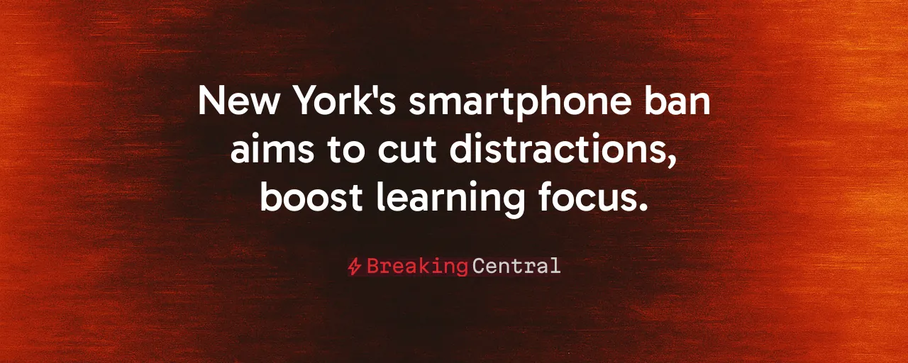 New York's smartphone ban aims to cut distractions, boost learning focus.
