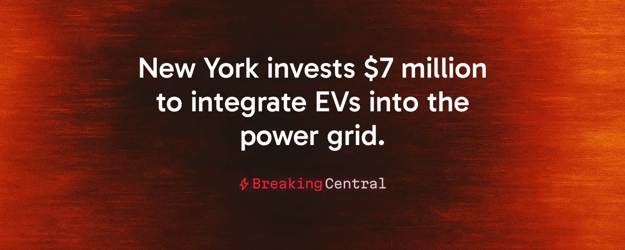 New York invests $7 million to integrate EVs into the power grid.