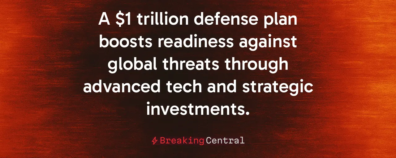 A $1 trillion defense plan boosts readiness against global threats through advanced tech and strategic investments.