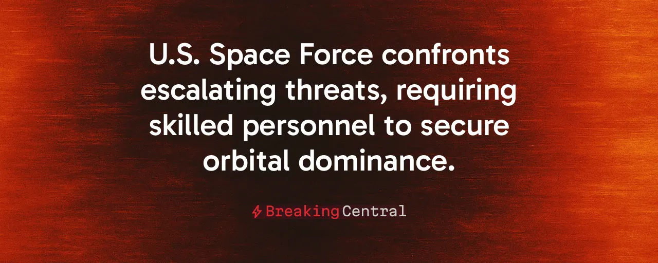 U.S. Space Force confronts escalating threats, requiring skilled personnel to secure orbital dominance.