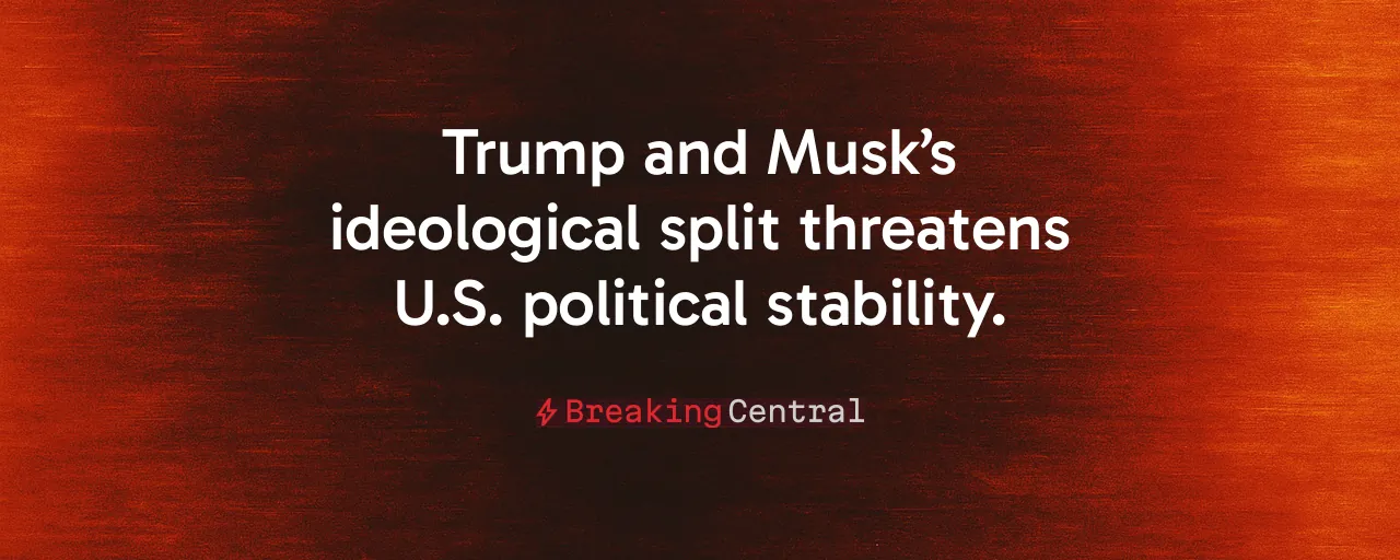 Trump and Musk’s ideological split threatens U.S. political stability.